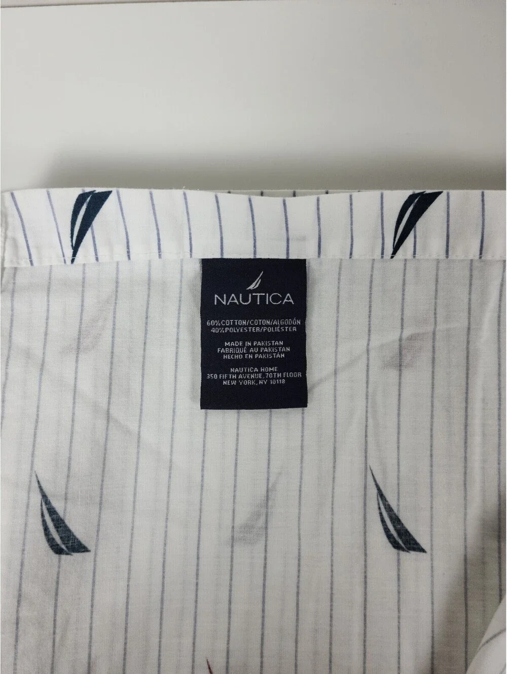 Nautica Boat & Stripes Bedsheet Set Full Size